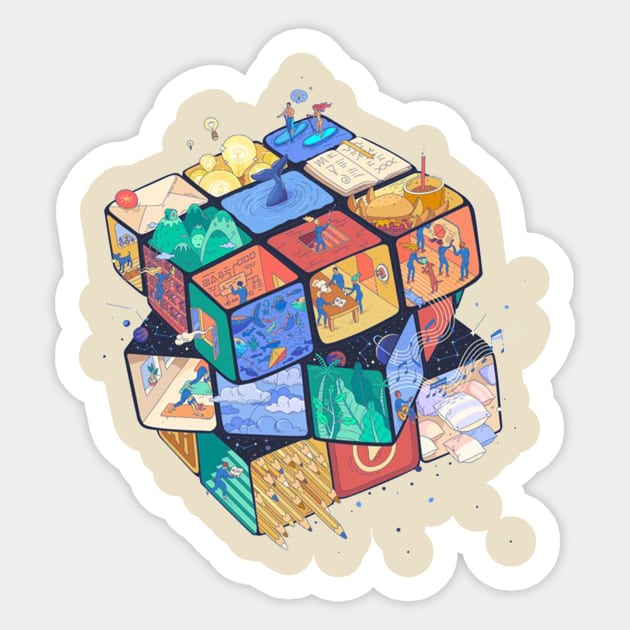 Puzzle Of Life Sticker by KejorastaR